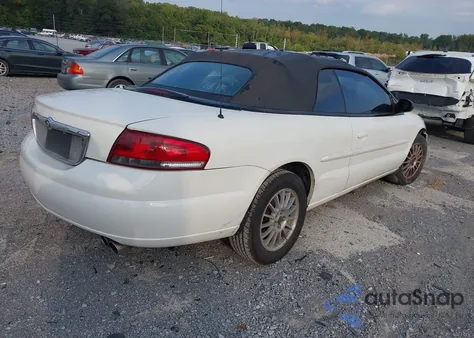 2004 Chrysler Sebring Lxi из США, поврежденный, VIN 1C3EL55R54N336967